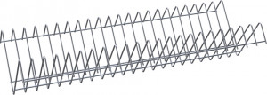 Комплект полки для тарелок ATESY для ШЗДП-4-1200-02