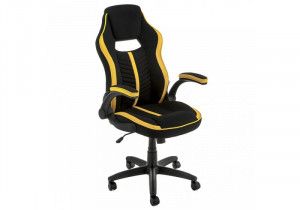 Компьютерное кресло Plast желтое/черное