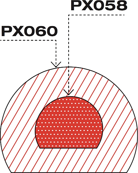 Форма для пирожных Pavoni PAVOFLEX PX058 Цилиндр
