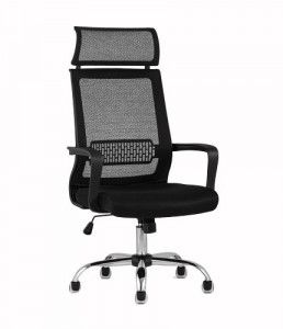 Кресло офисное TopChairs Style, черное