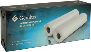 Рулон вакуумных пакетов Gemlux GL-VB30600-2R