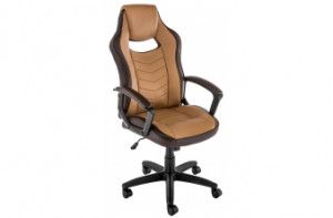 Компьютерное кресло Gamer темно-бежевое / коричневое