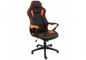 Компьютерное кресло Leon оранжевое / черное