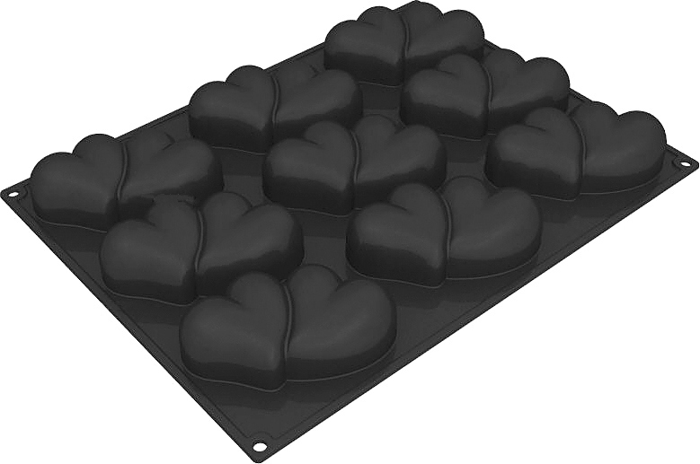 Форма для пирожных Pavoni PAVOFLEX PX4370 Два сердца