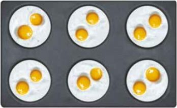 Поддон для жарки яиц UNOX TG 935 GN 1/1 (530х325)